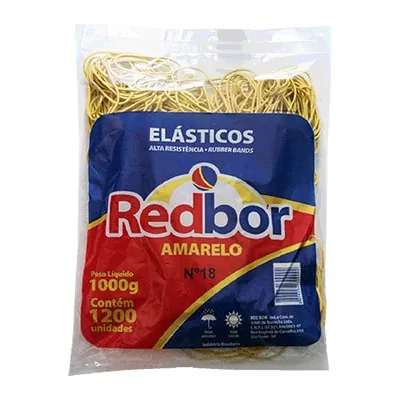 Elástico amarelo n.18