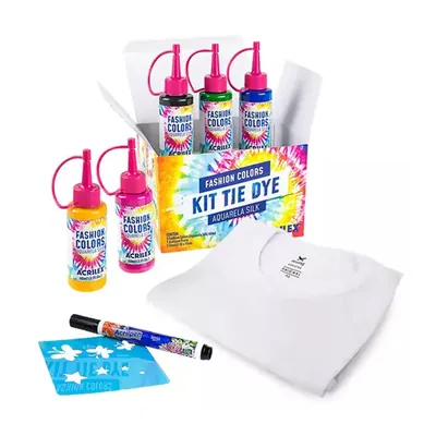 Kit Tie Dye Fashion Colors Aquarela
