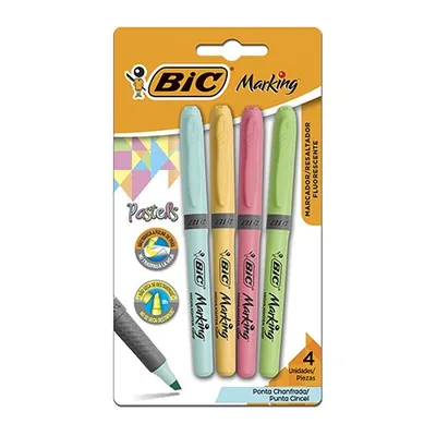 Pincel marca texto 4 cores